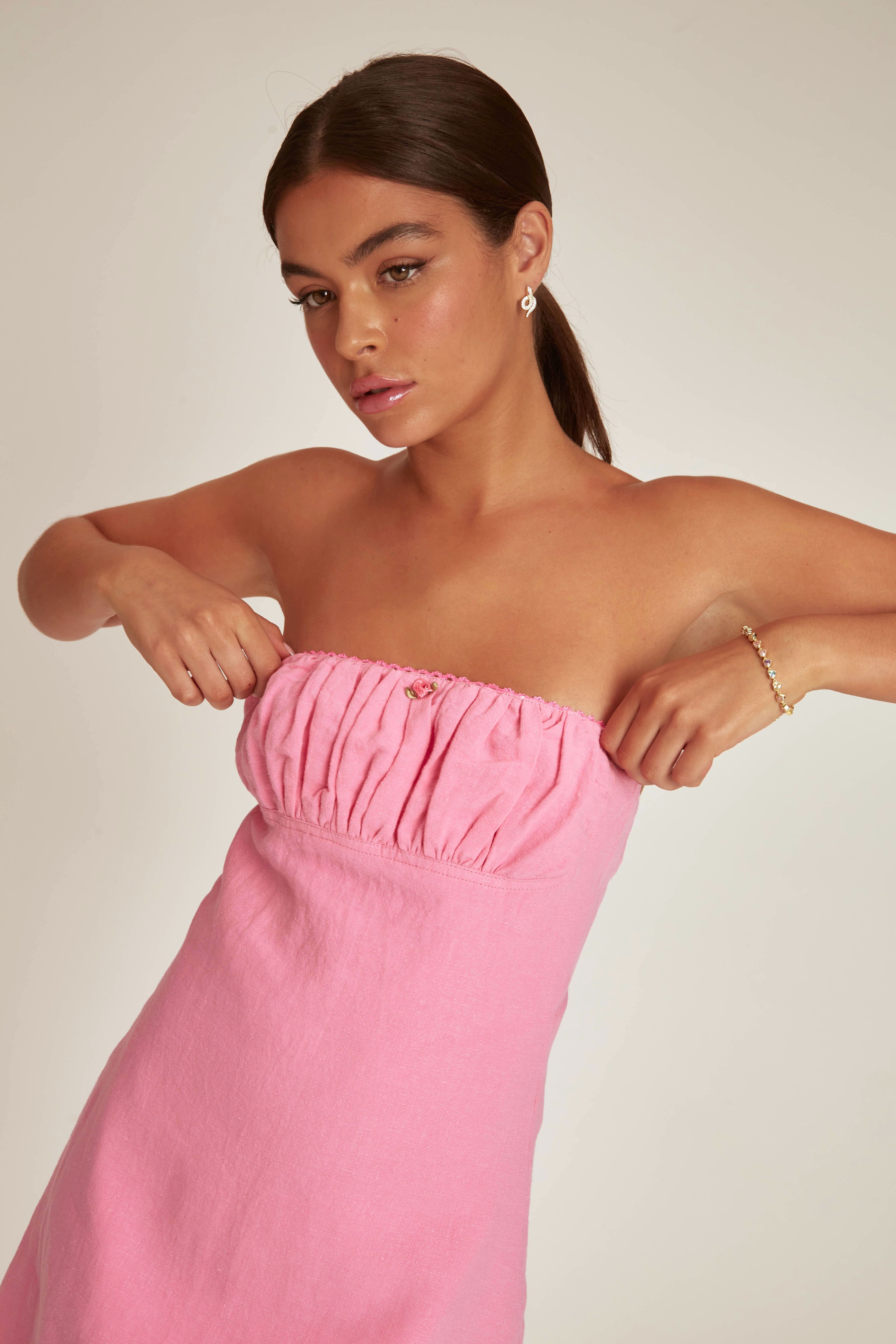 Honey Mini Dress | Pixie Pink