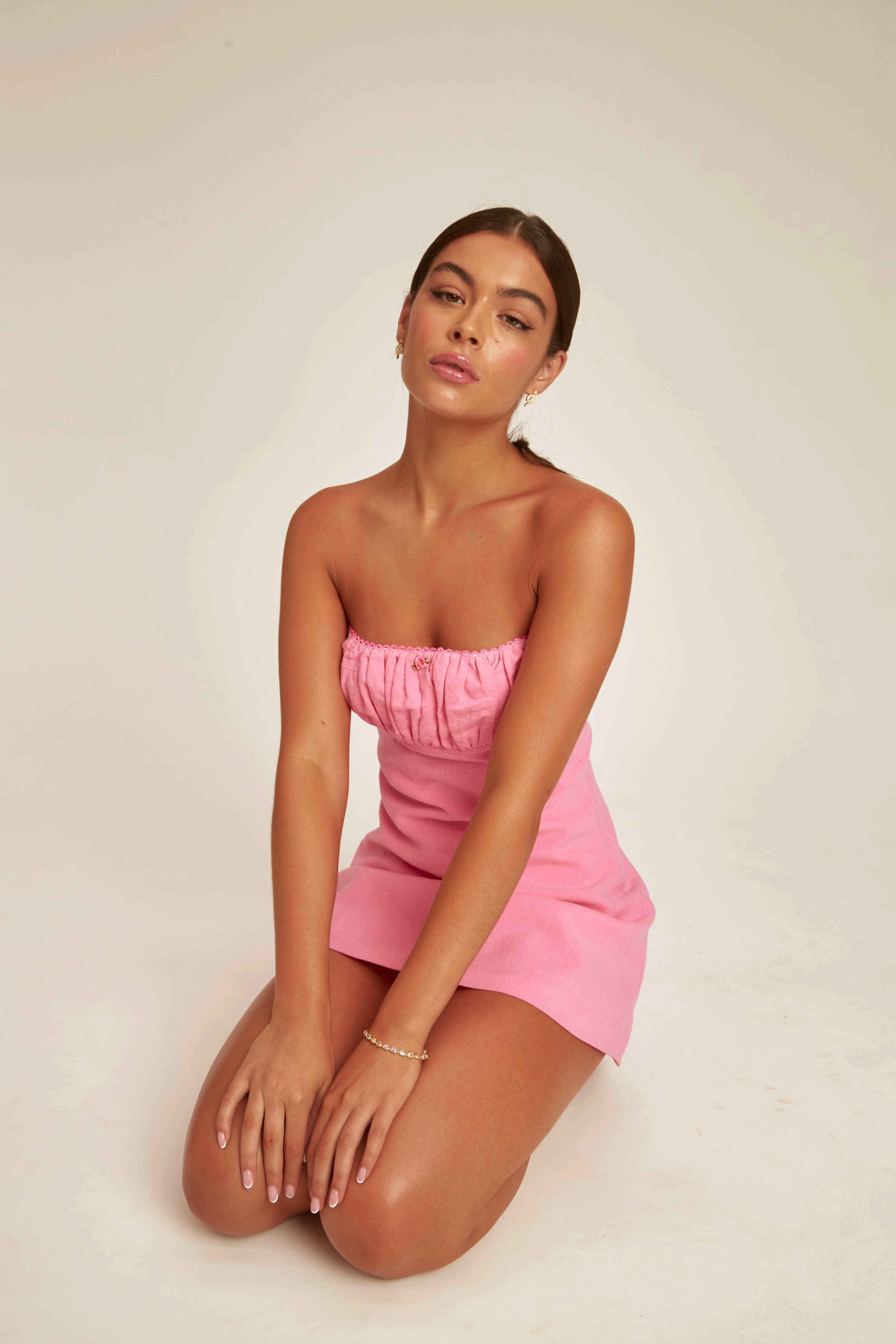 Honey Mini Dress | Pixie Pink